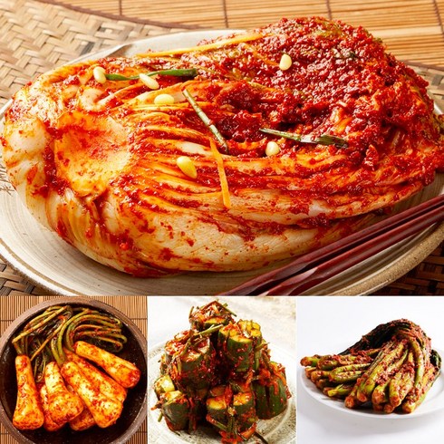 국내산 재료로 만든 감칠맛나는 전라도 영암 김치 왕인식품 남도미가, 포기김치, 4kg, 1개