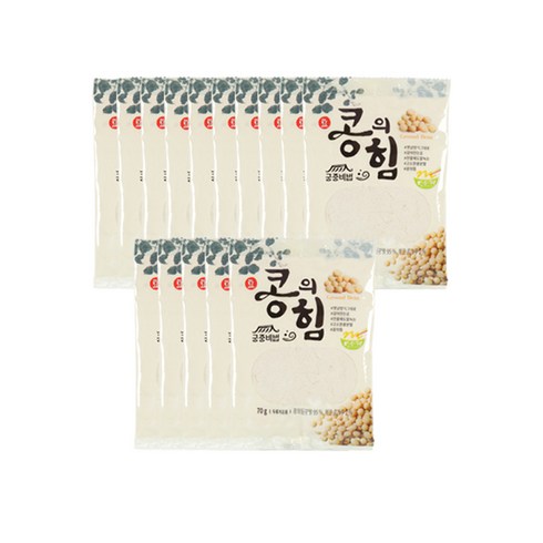 콩의힘 콩가루 70g x 15봉, 15개