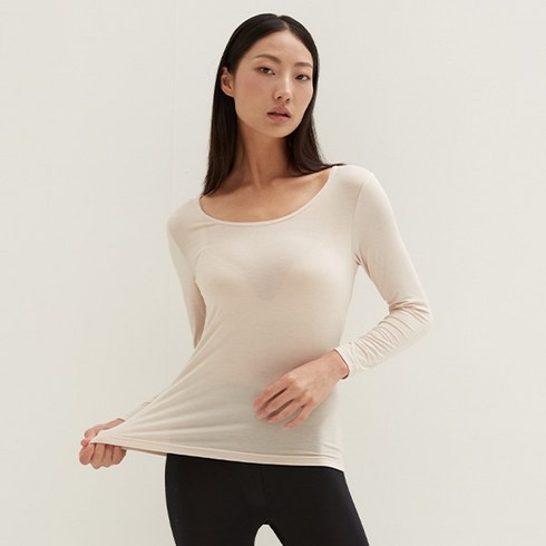 애니바디 웜핏라이트 여성 U넥8부 ANUW23W83 NC중앙로역점