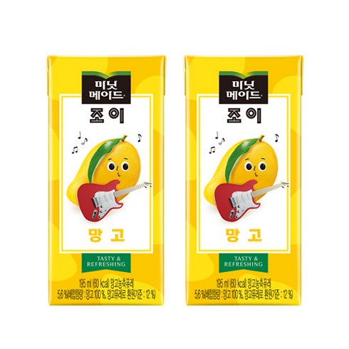 미닛메이드 조이 망고팩 일반용 195ml x (30+2)팩