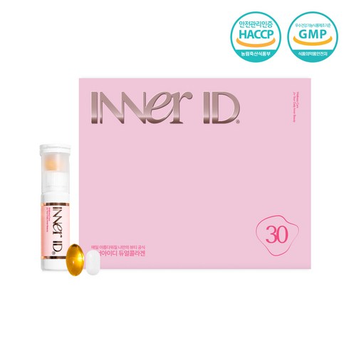 저분자피쉬액상콜라겐 - 이너아이디 300달톤 저분자 듀얼 피쉬콜라겐 (액상20ml+캡슐500mg+정제400mg)*30병, 1개, 30정