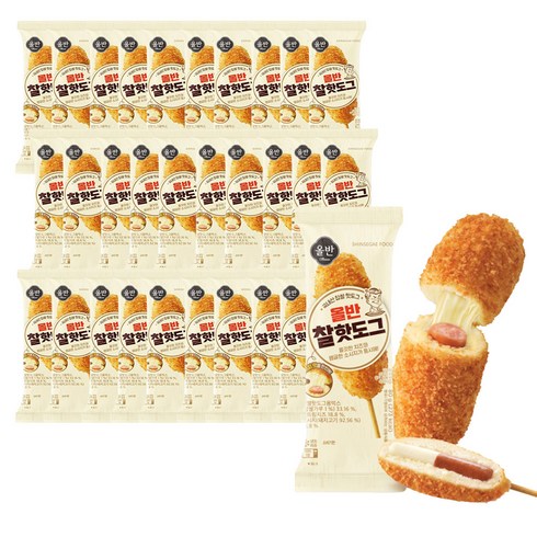 찰핫도그 올반 80g X 30봉, 30개