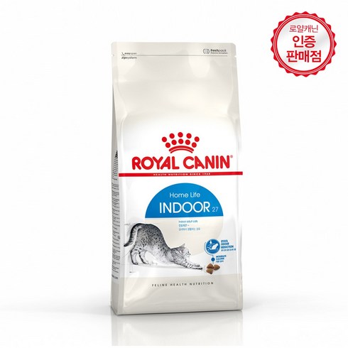 로얄캐닌 - 로얄캐닌 고양이 인도어 기능성 사료, 곡물, 10kg, 1개