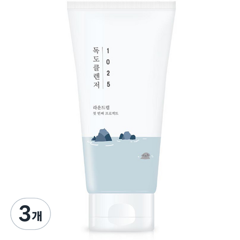 독도클렌저 - 라운드랩 1025 독도 클렌저, 150ml, 3개