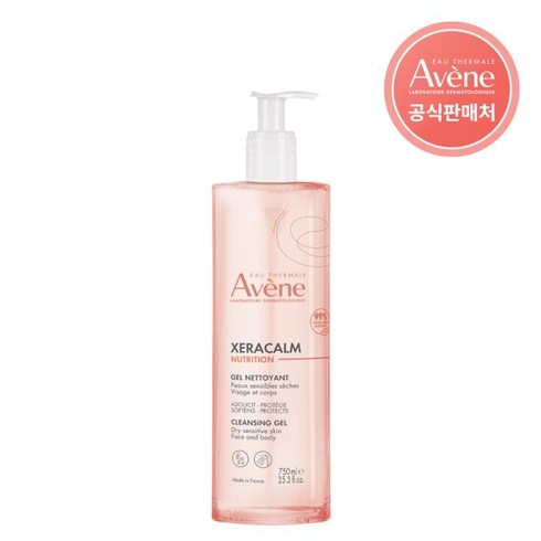 아벤느 제라캄 뉴트리션 클렌징 젤, 750ml, 1개