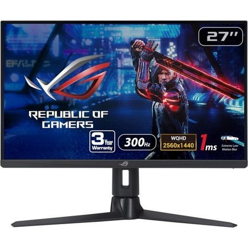 ASUS ROG Swift Pro PG248QP NVIDIA GSYNC e스포츠 게이밍 모니터 24.1인치 FHD 540HzOC EsportsTN 패널 Reflex Analyz, 27" Fast IPS 300Hz QHD G-SYNC_