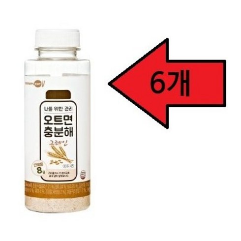 [심플잇] 오트면 충분해 그레인, 50g, 6개