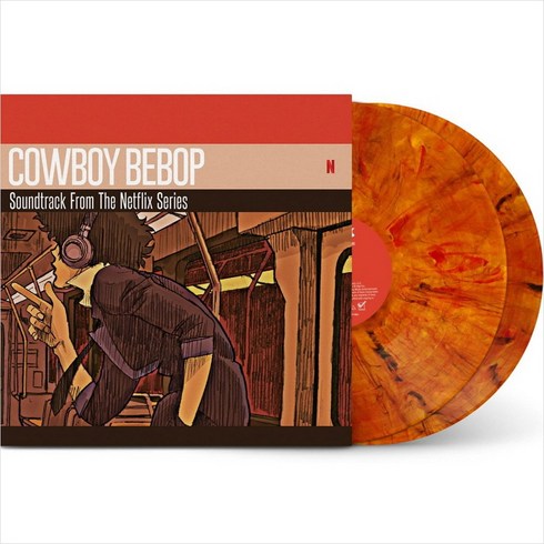 (수입2LP) O.S.T - Cowboy Bebop (카우보이 비밥) (Gatefold) (Red & Orange Marble Color)