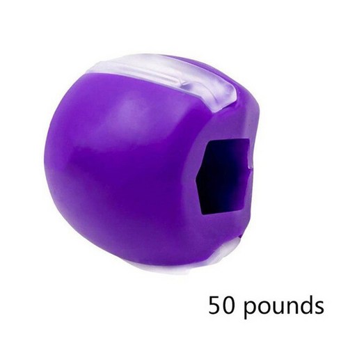 운동기구 손목 내전근 자이로볼 밸런스 균형 보드 Jaw Trainer Face Exerciser Jawline temper 얼굴 토너, 05 Purple, 1개