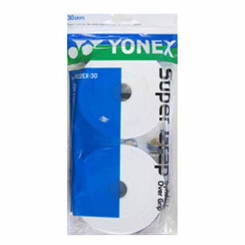 요넥스 슈퍼 그랩 그립 AC102EX 30, 흰색