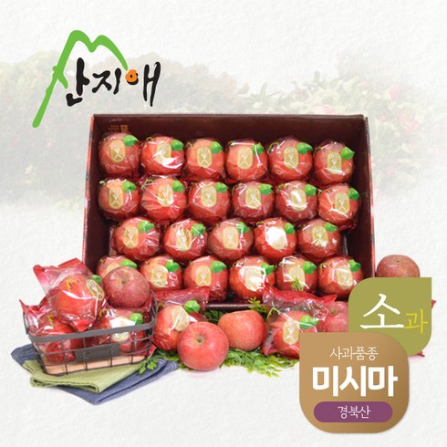 산지애 씻어나온 어린이 꿀사과 5kg 1box 봉지 세척사과 당도선별 12brix, 1개