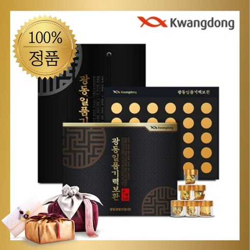 2023년 가성비 최고 건강식품선물세트 - 광동제약 일품기력보환 30환 60환 활력 부모님 어르신 건강식품 명절 설선물세트, 광동 일품기력보환 30환 1박스 (+쇼핑백 1개 포함)