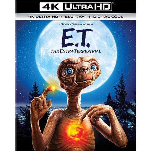 블루레이 E.T. The Extra-Terrestrial 40주년 기념 에디션 4K Ultra HD + Blu-ray + Digital 4K UHD