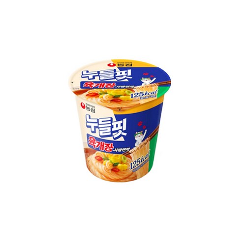 농심 누들핏 육개장사발면맛 소컵 35.5g x 8개