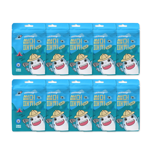 썸머때치 패치 해충 벌레 퇴치 어린이용 아기 스티커 썸머패치 1box 18매, 10box
