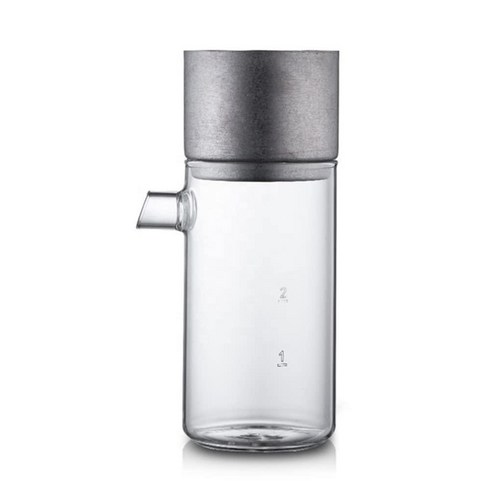 Momo's House 200ml 버블 스파우트 커피 브루 세트 - 붕규산 유리 및 스테인리스 스틸 커피 브루 포트 세트 - 핸드 드립 커피 필터 포트 드리퍼 세트 주방 장식