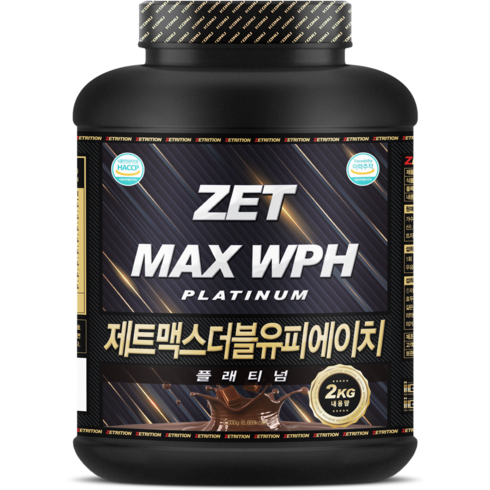 제트리션 제트맥스WPH 플래티넘 더블초코 2kg 단백질보충제, 1개