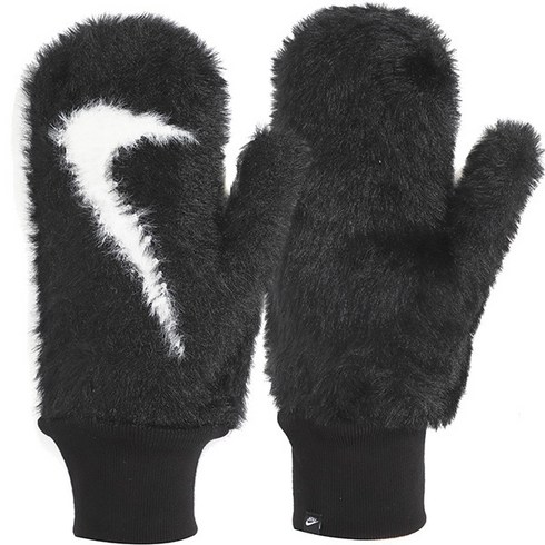 2023년 가성비 최고 pow장갑 - [나이키] [정품] FAUX FUR 벙어리 장갑 방한 겨울 (FV6099-010), 스타일번호:FV6099-010 / 사이즈:M/L