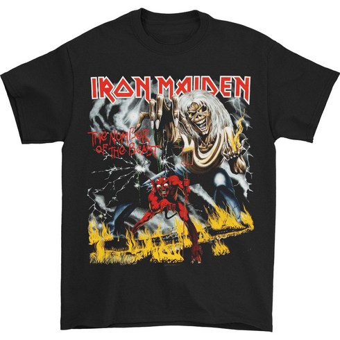 ROCKPANDA Iron Maiden Number Of The Beast 반팔티