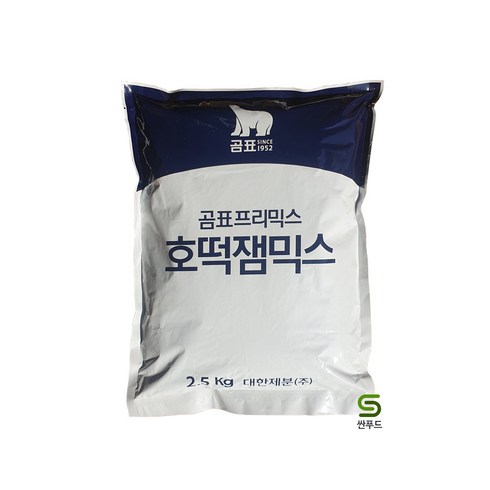 곰표호떡믹스 - 곰표 호떡 잼믹스 2.5kg-4개, 2.5kg, 4개