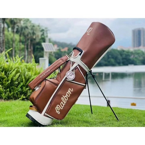 2023년 가성비 최고 어뉴골프백 - 골프백 골프기어 스탠드백 3컬러, 브라운