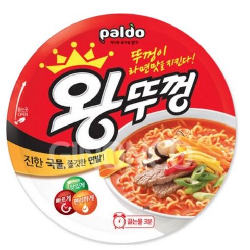 팔도 왕뚜껑 오리지널 110 g, 6개