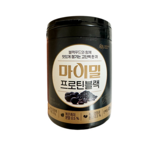 대상 마이밀 프로틴 블랙 대상웰라이프 단백질 315g, 1개