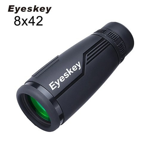 Eyeskey Optics 휴대용 방수 단안 품질 사냥 망원경용 고출력 단안 BaK4 프리즘 광학 8x42