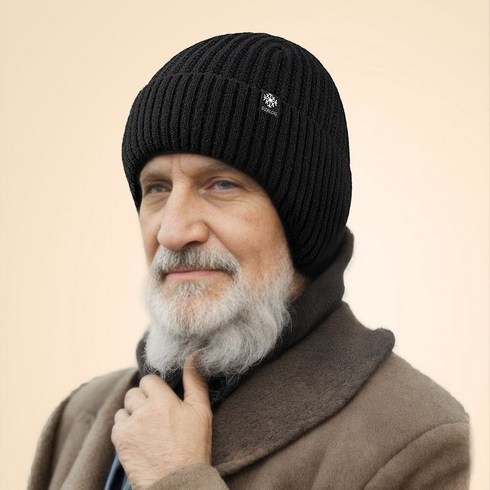겨울 기모 귀덮개 니트모자 남녀커플 아웃도어 라이딩 방한 비니