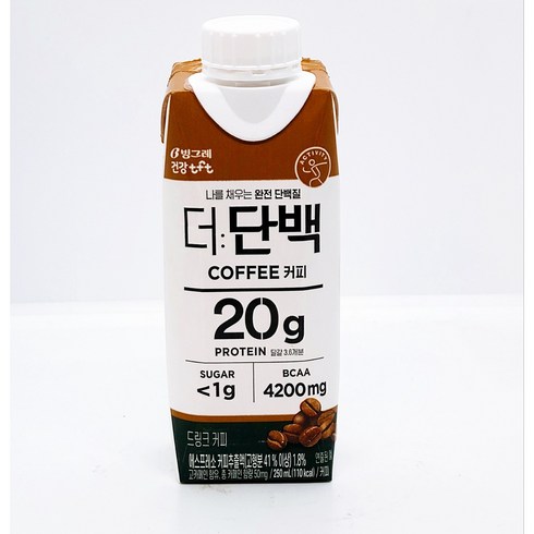 빙그레 더단백 드링크 커피, 250ml, 1개