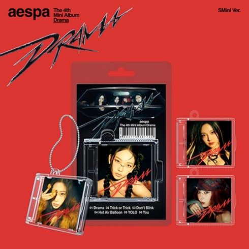 에스파 aespa - 미니4집 [Drama] (SMini Ver.) 드라마 에스미니 버전선택 스마트앨범, Random Ver.