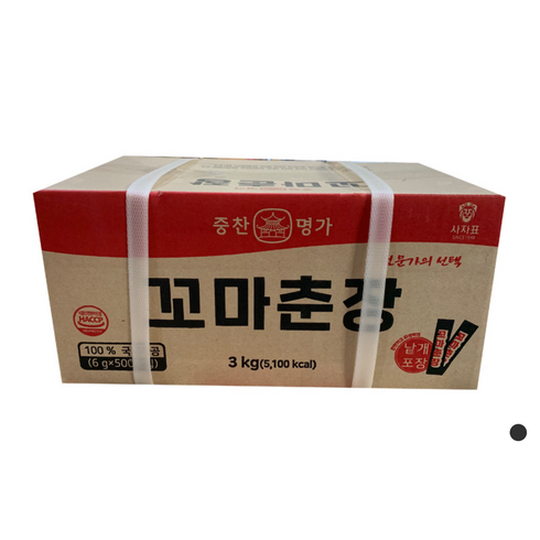 중찬명가 꼬마춘장3kg(6gX500), 3kg, 2개