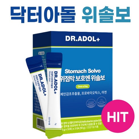 위솔보 닥터아돌 위점막 보호엔 3g X30포 1박스 스페인감초추출물 DR.ADOL+, 1개, 30포