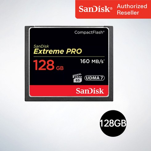 샌디스크 Extreme Pro 익스트림프로 CF카드 CFXPS 128GB, 128기가