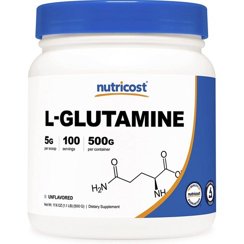 글루타민 - 뉴트리코스트 L-글루타민 무맛, 1개, 500g