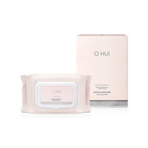 오휘 미라클 모이스처 클렌징 시트, 60개입, 1개