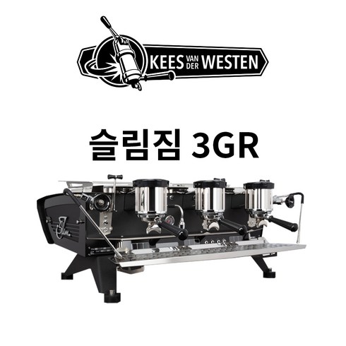 키스반더웨스턴(Keesvanderwesten) 슬림짐(Slim jim) 3GR(3그룹) 커피머신, 3그룹 화이트, 화이트