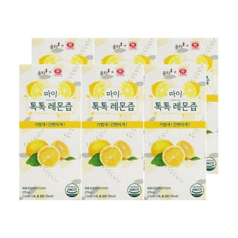 마이 톡톡 레몬즙 - 올타 마이 톡톡 레몬즙 15ml / 6박스, 6개