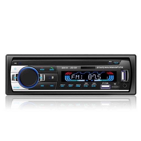 12V 24V 고성능 블루투스 자동차 카오디오 라디오 트럭 MP3, 리모컨 12V 블루투스 듀얼U고속충전520