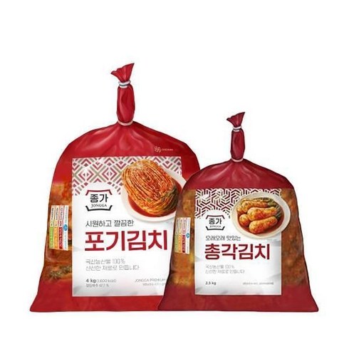 포기 8kg  총각 2kg  총10kg - 종가 포기김치 4kg + 총각김치 2.5kg 총 6.5kg 밑반찬 도시락 엄마손맛 1세트 2세트 3세트 4세트 5세트 6세트 7세트 8세트 9세트 10세트 11세트 12세트 13세