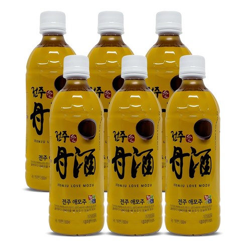 뉴룩막걸리 - 천년주가 전주모주 500ml x 12개 전주애모주 발효음료 전통차 전통음료