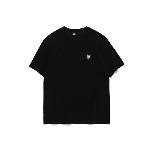 WOOALONG [라드뮤지엄 PICK]OG logo T-shirt - BLACK