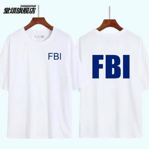 유니폼 반팔티 반티 FBI 경찰 미국 단체티 팀복 제복