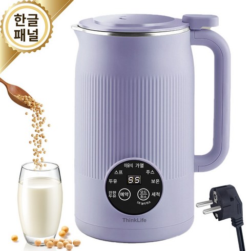 원터치 대용량 자동세척 가열 두유제조기 보온 저소음 가정용 믹서 메이커 건강식, B타입