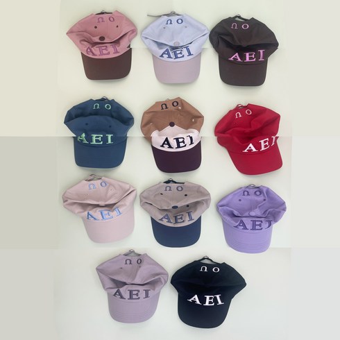 아에이오우모자 - 아에이오우 Aeiou Logo Lettering Cap 11 Colors