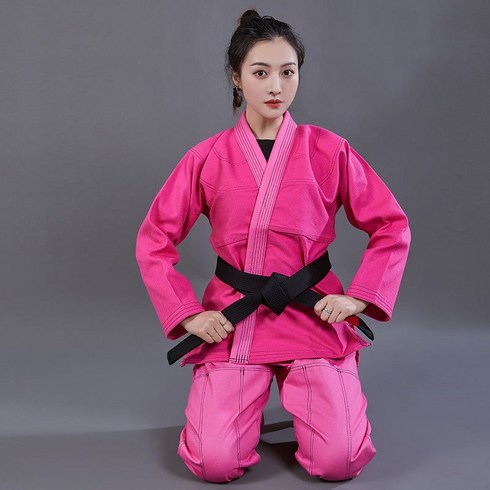 파이팅필름유도복 태권도복 유도복 의류 여성 핑크