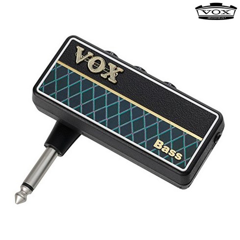 VOX amPlug2 Bass 헤드폰 베이스 앰프, AP2BS, 혼합색상