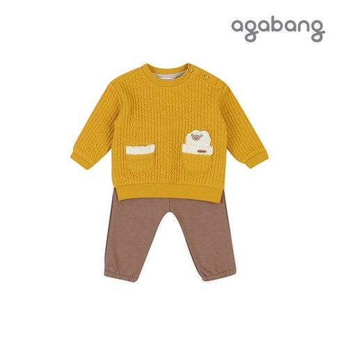 아가방상하복 - 아가방 레오블랑상하 YELLOW 01Q72301287