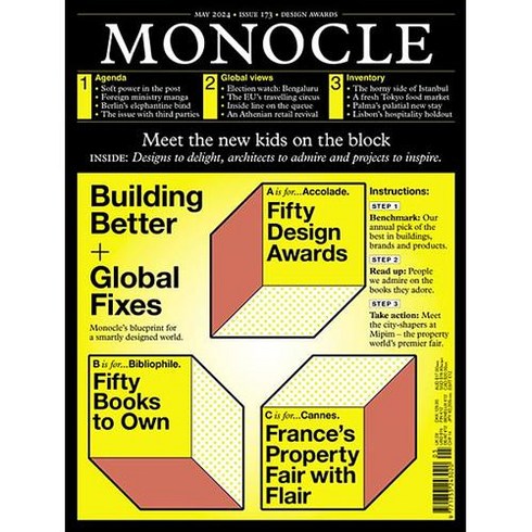 모노클잡지 - Monocle Uk 2024년5월(#173)호 (모노클 잡지 영국판 편집장 타일러 브륄레 Tyler Brule 월드매거진) - 당일발송