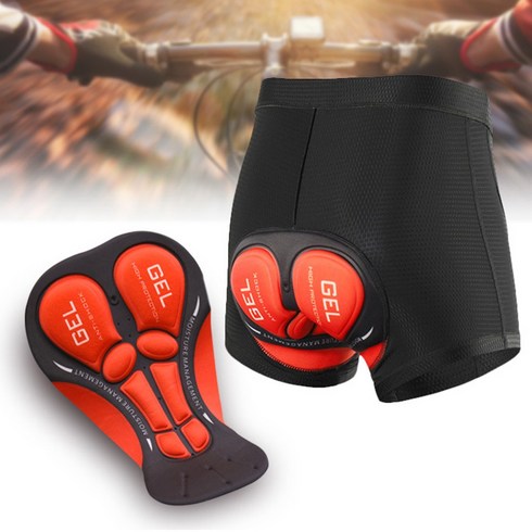 2023년 가성비 최고 자전거속바지 - 라라공방 남녀 공용 입체 실리콘 쿠션 자전거 속바지